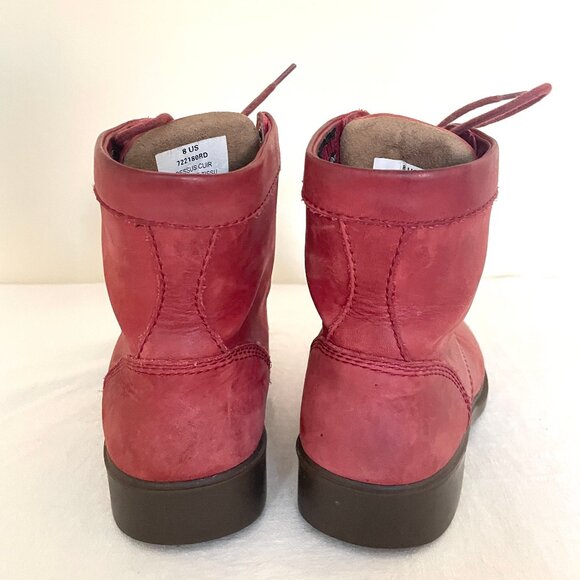 Kodiak Canada's Red womens waterproof leather boots size 8 - Picture 4 of 15